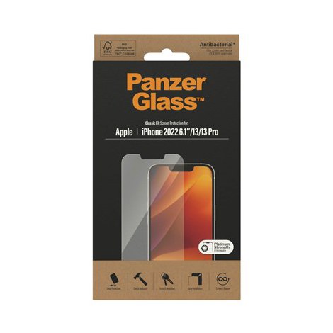 PanzerGlass | Screen protector - glass | Apple iPhone 13, 13 Pro, 14 | Polyethylene terephthalate (PET) | Transparent - 4